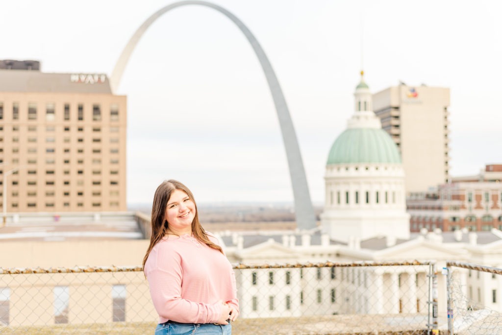 St. louis arch senior photos