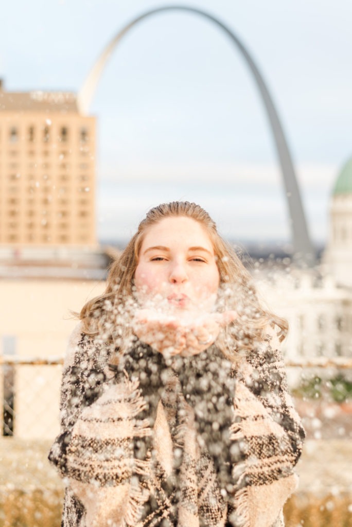 Winter senior photos