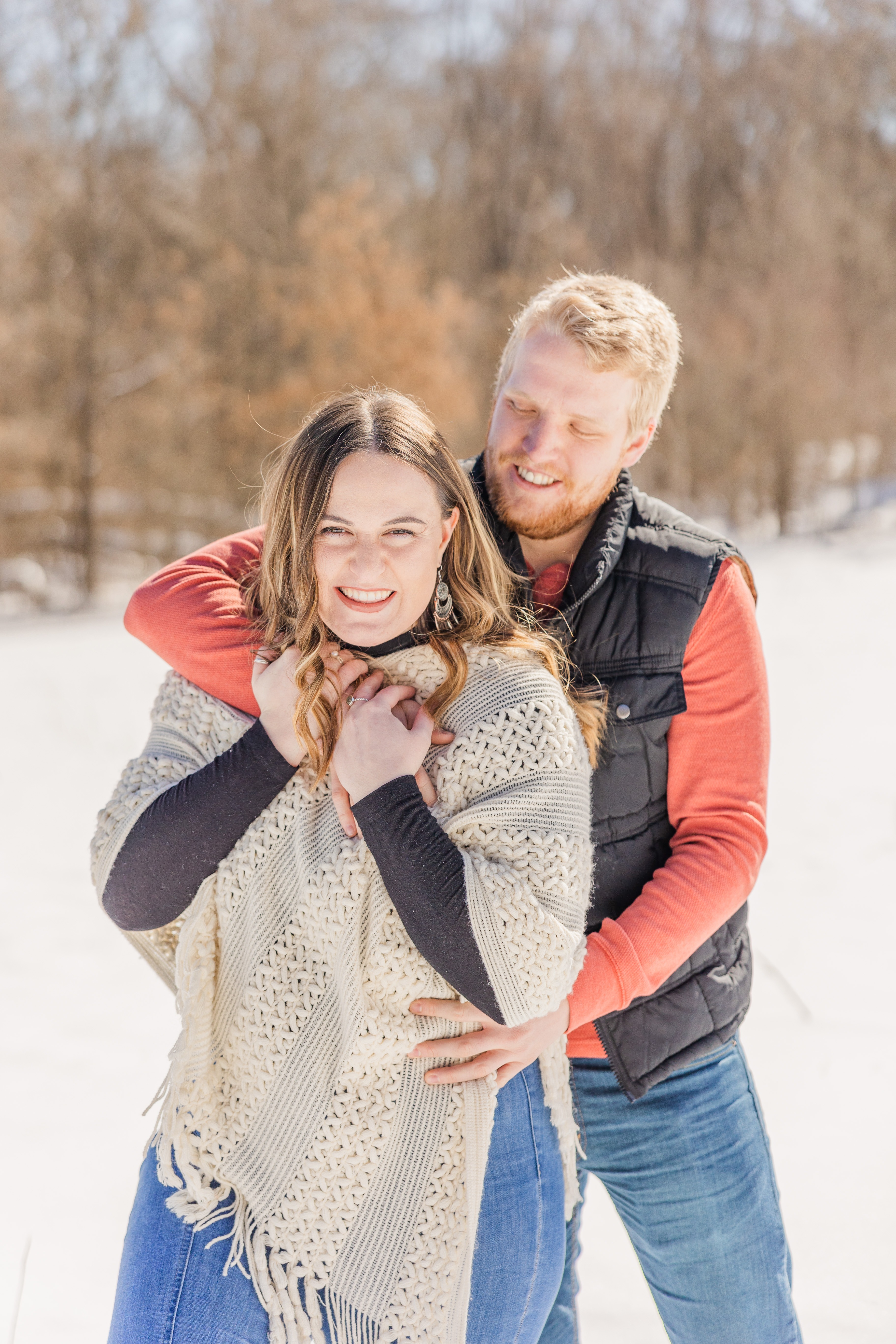 snowy couples photos