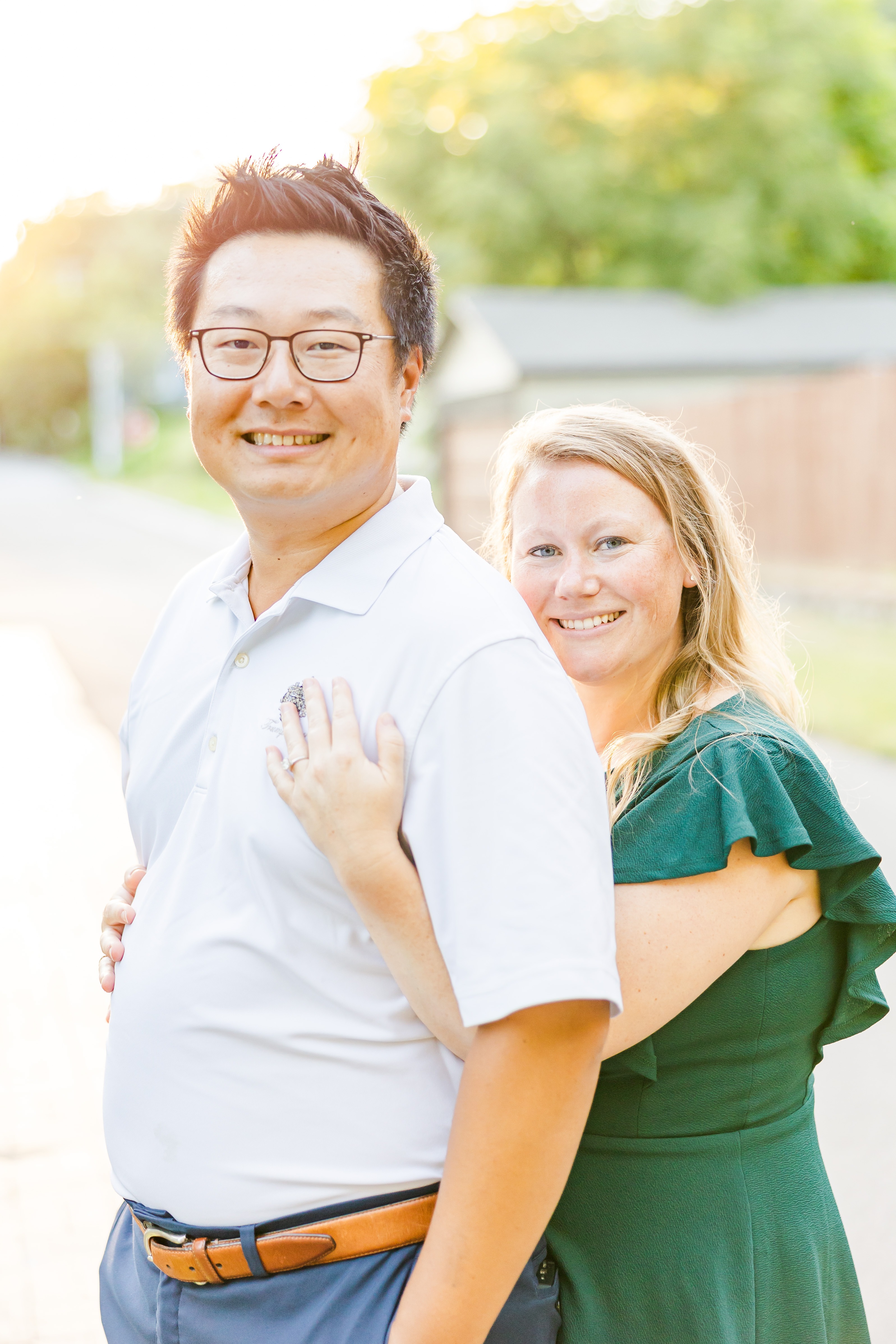 Small town engagement photos