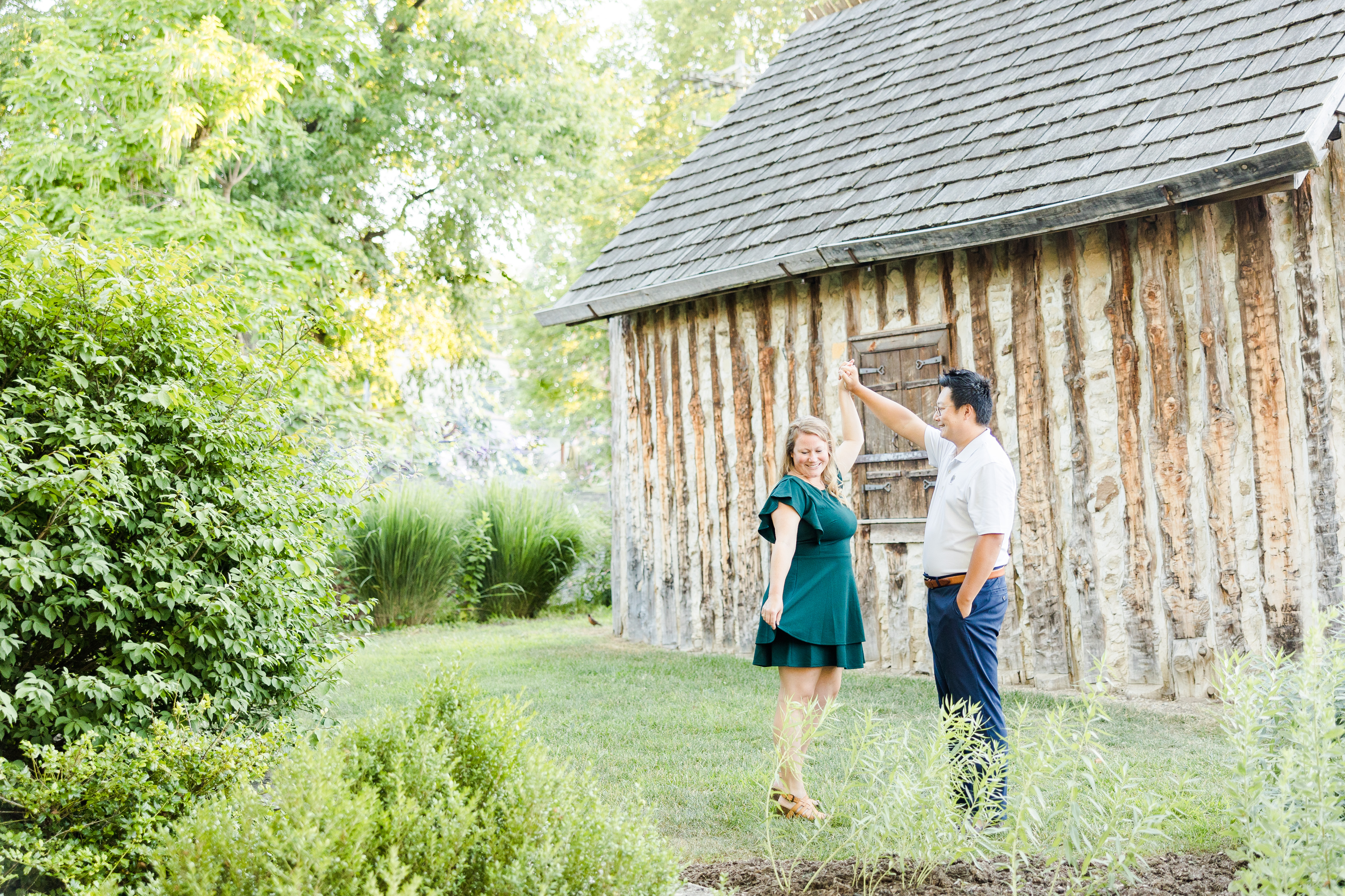 dancing engagement photos