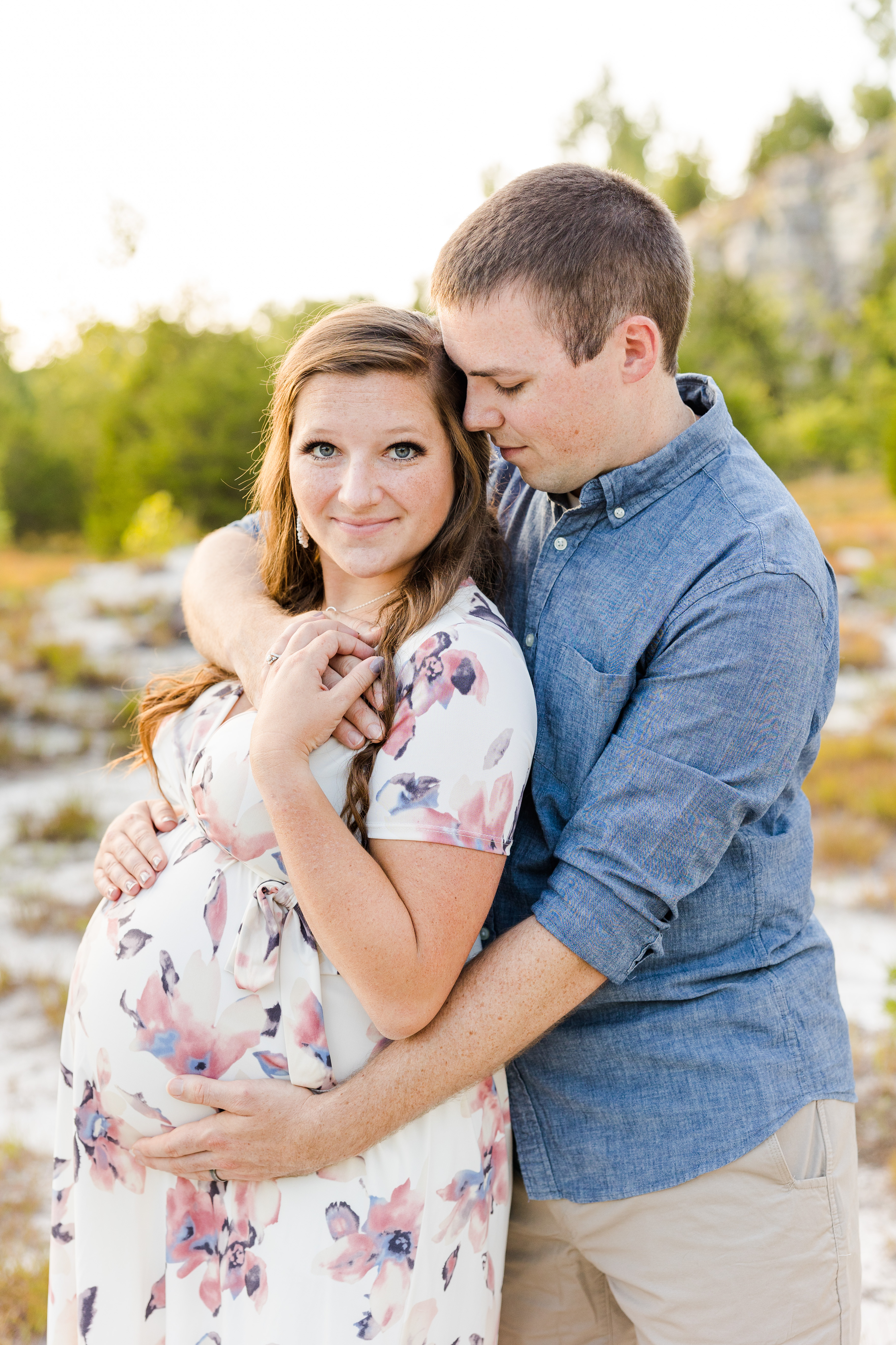 summer maternity photos