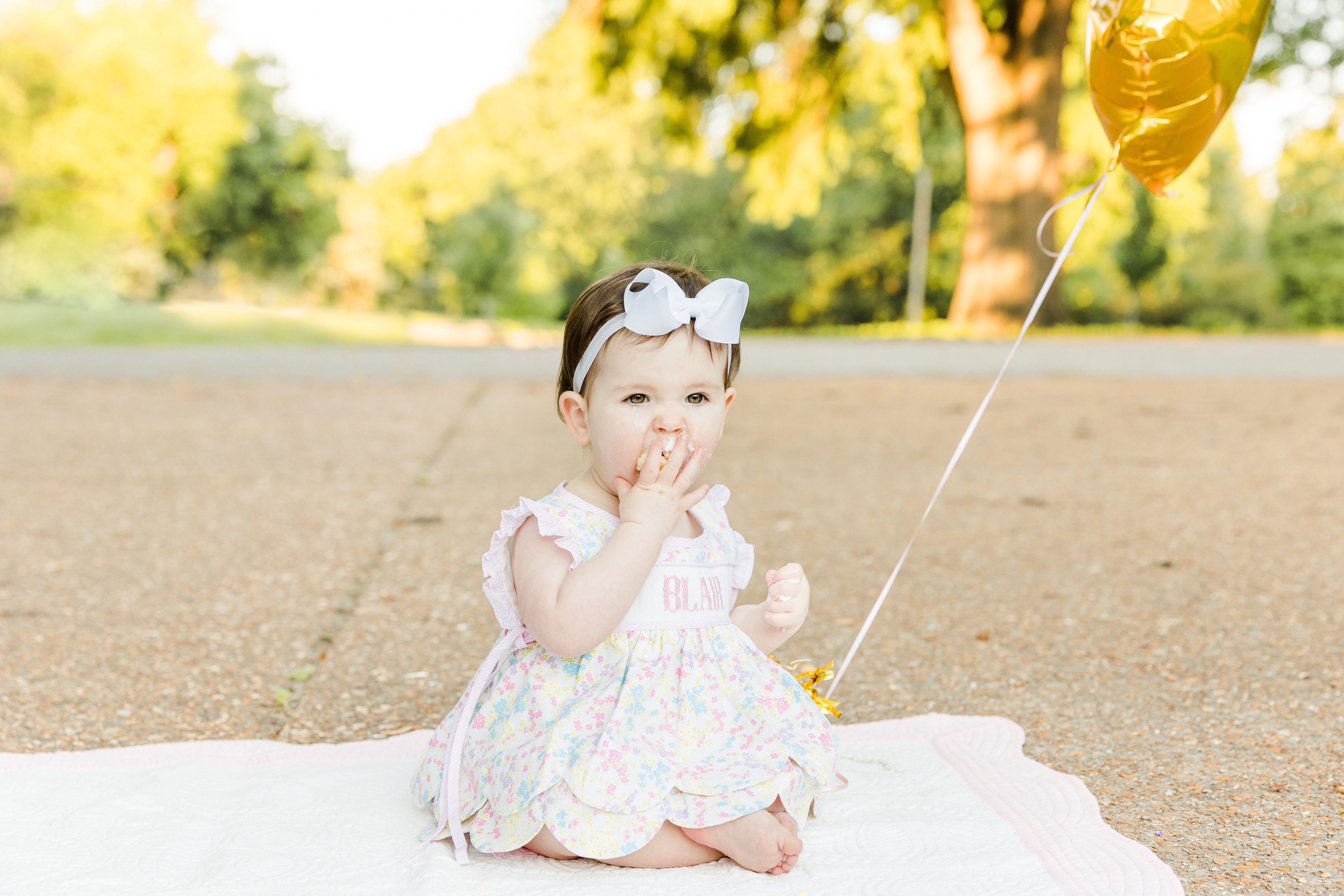 First birthday portraits