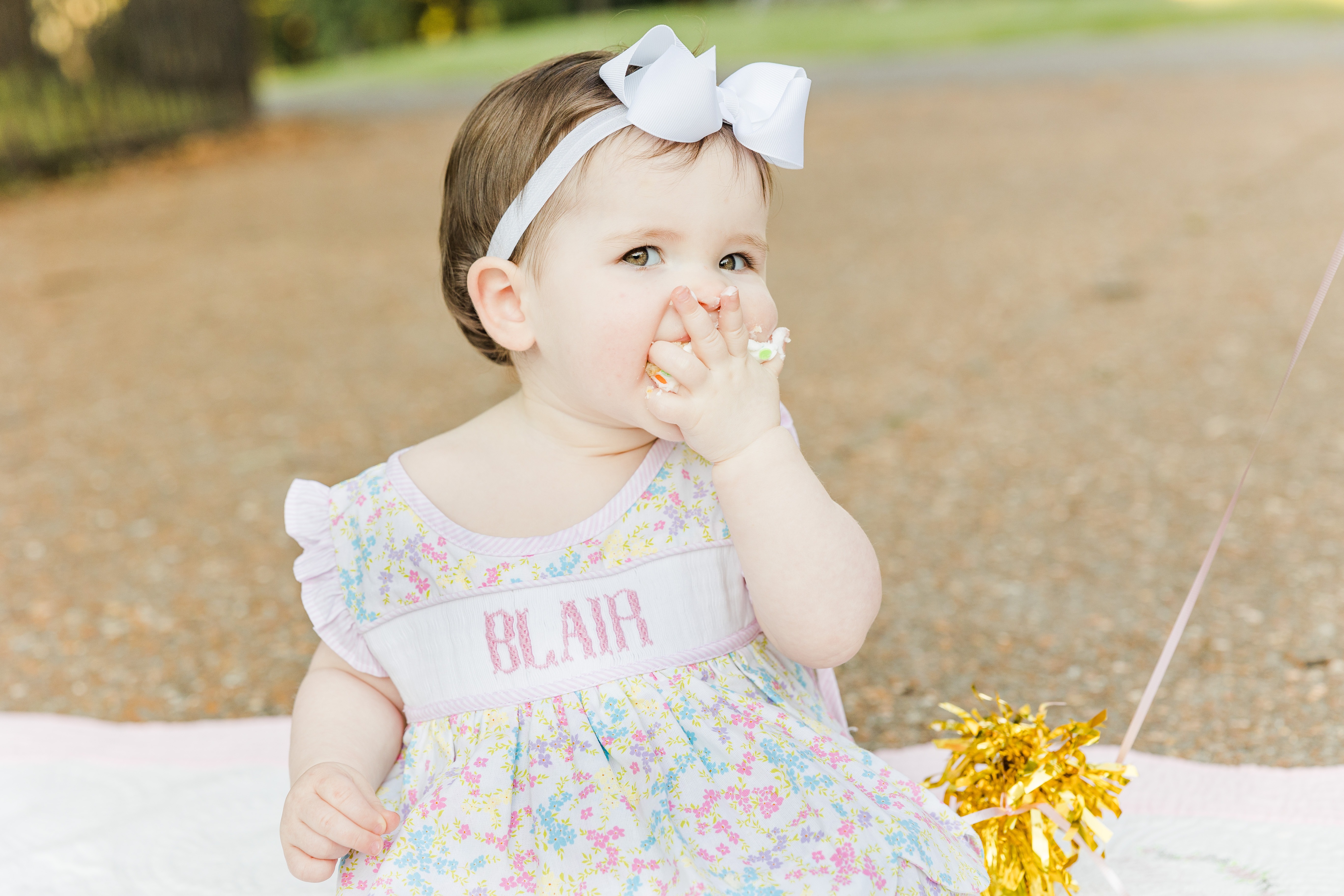 First birthday portraits