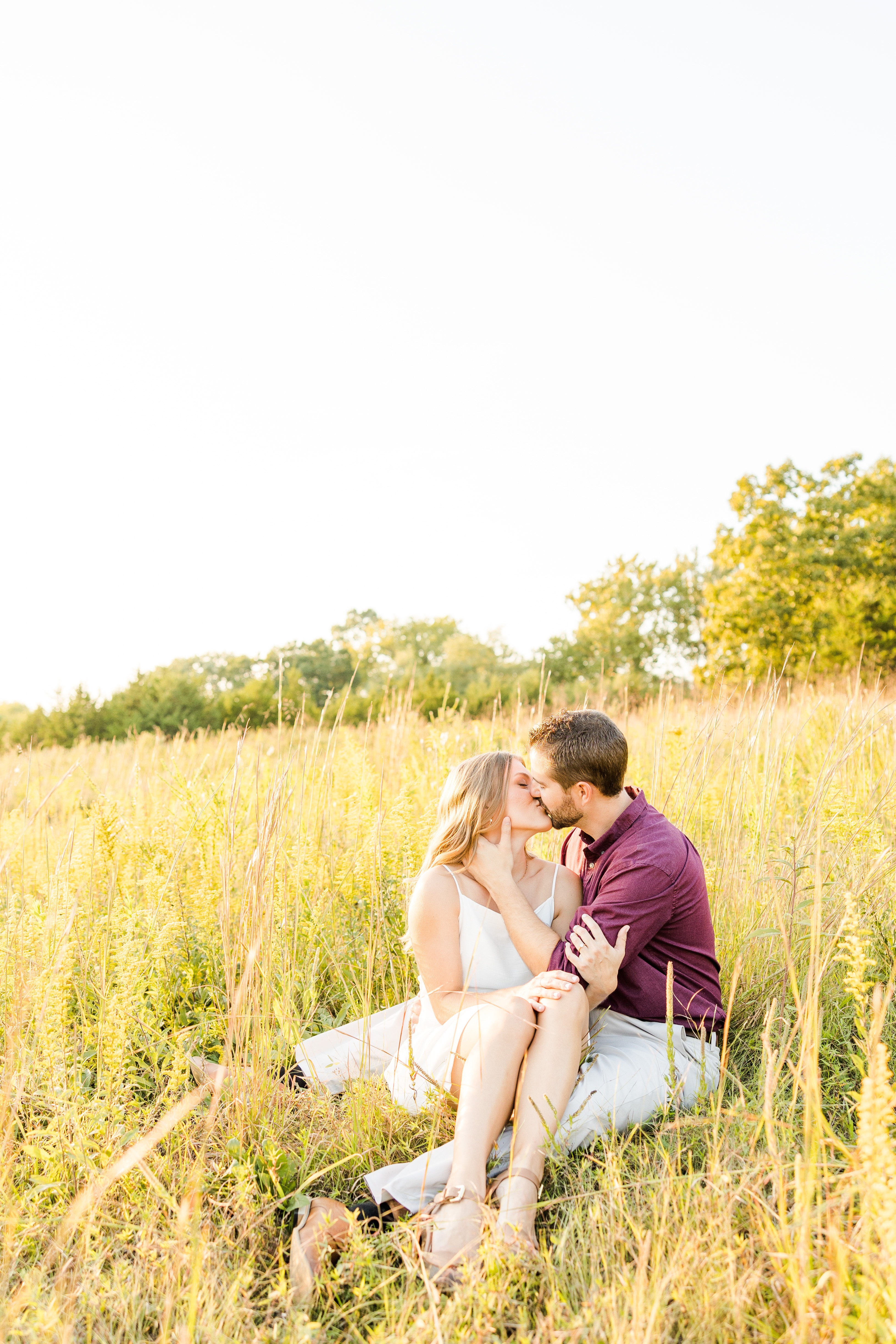 St. Charles engagement photographer; engagement session