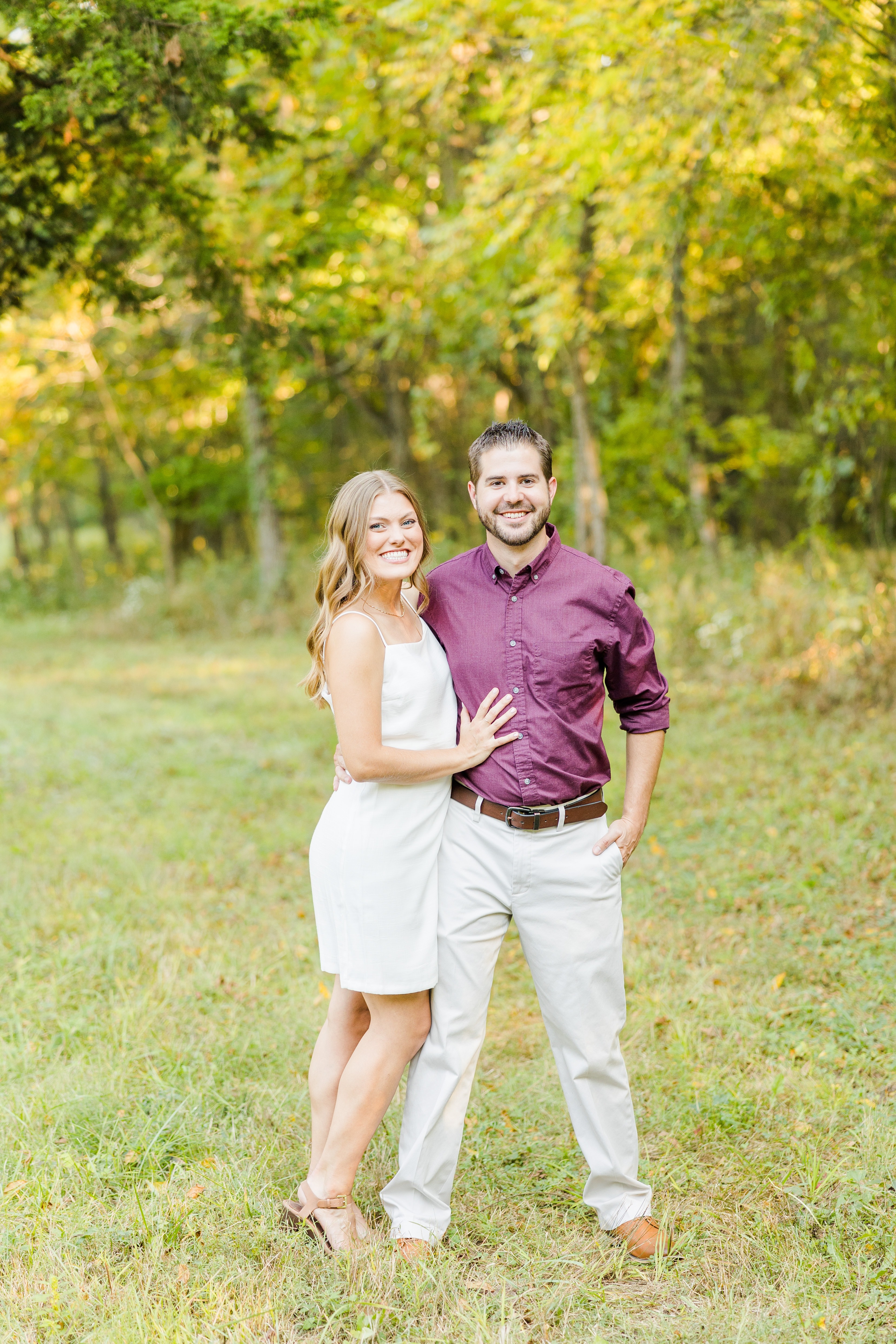 St. Charles engagement photographer; engagement session