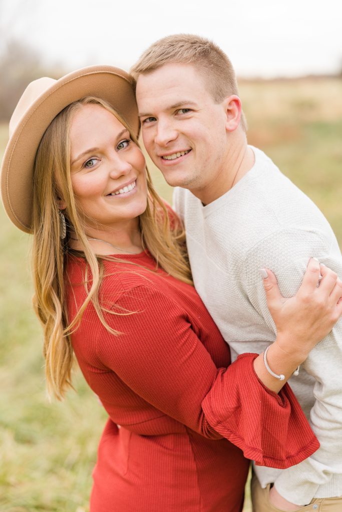 Fall Engagement Photos St. Charles, Missouri Brenna Jean Photography